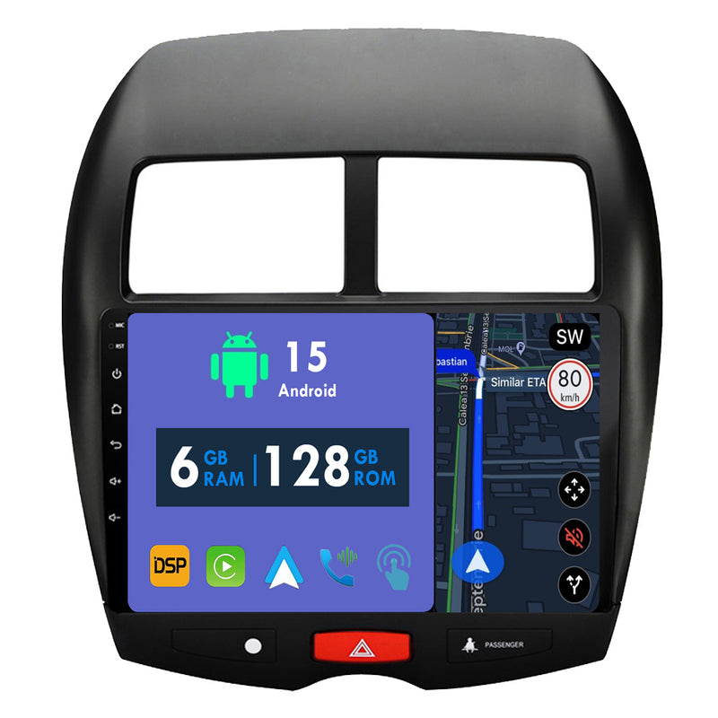 RoverOne Car Stereo Radio Bluetooth CarPlay GPS Navigation for Mitsubishi ASX 1 2010 - 2016