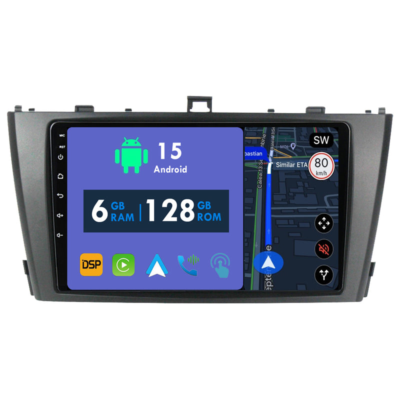RoverOne Car Stereo Radio Bluetooth CarPlay GPS Navigation for Toyota Avensis 3 2008 - 2015