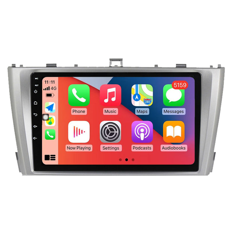 RoverOne Car Stereo Radio Bluetooth CarPlay GPS Navigation for Toyota Avensis 3 2008 - 2015 Silver