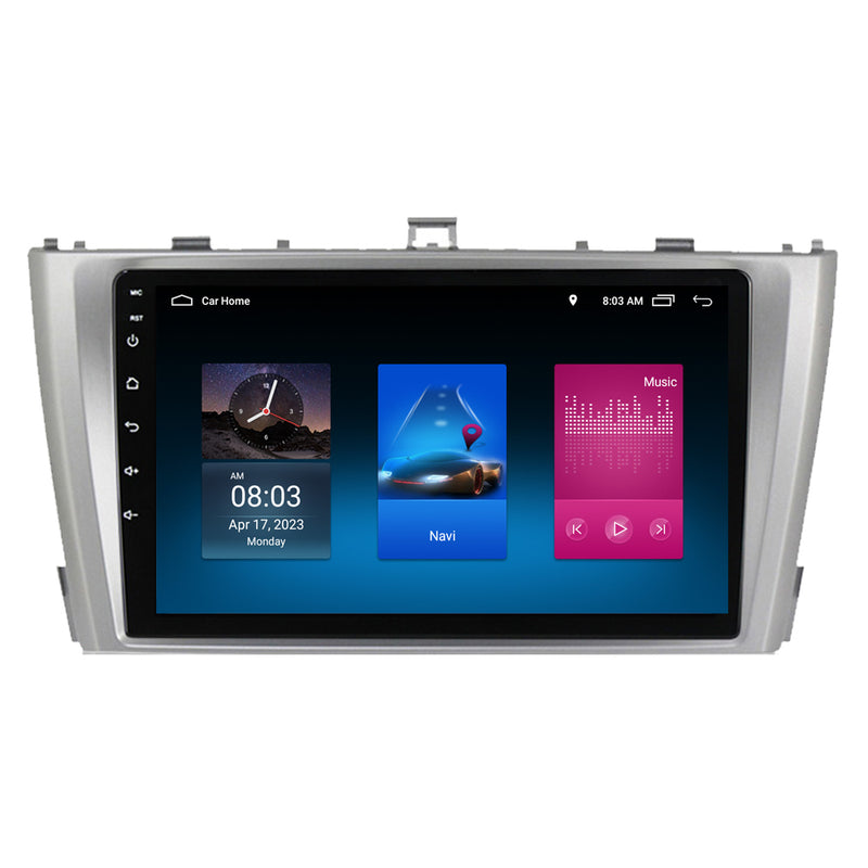 RoverOne Car Stereo Radio Bluetooth CarPlay GPS Navigation for Toyota Avensis 3 2008 - 2015 Silver