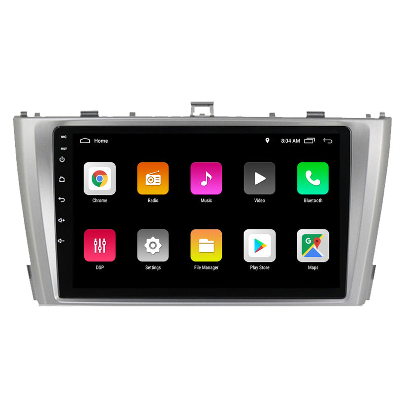 RoverOne Car Stereo Radio Bluetooth CarPlay GPS Navigation for Toyota Avensis 3 2008 - 2015 Silver