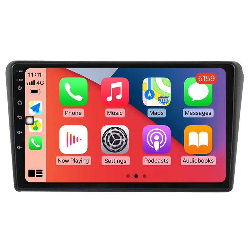RoverOne Car Stereo Radio Bluetooth CarPlay GPS Navigation for Toyota Avensis T250 2 II 2002 - 2009 Black