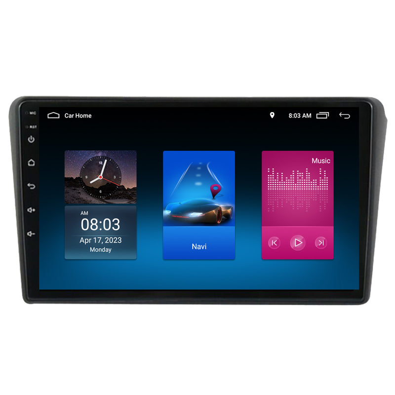 RoverOne Car Stereo Radio Bluetooth CarPlay GPS Navigation for Toyota Avensis T250 2 II 2002 - 2009 Black
