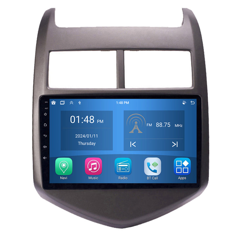 RoverOne Car Stereo Radio Bluetooth CarPlay GPS Navigation for Chevrolet Aveo 2 2011 - 2015
