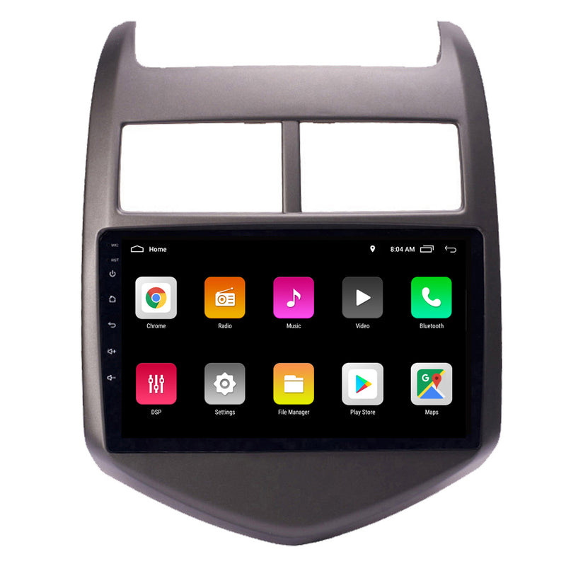 RoverOne Car Stereo Radio Bluetooth CarPlay GPS Navigation for Chevrolet Aveo 2 2011 - 2015