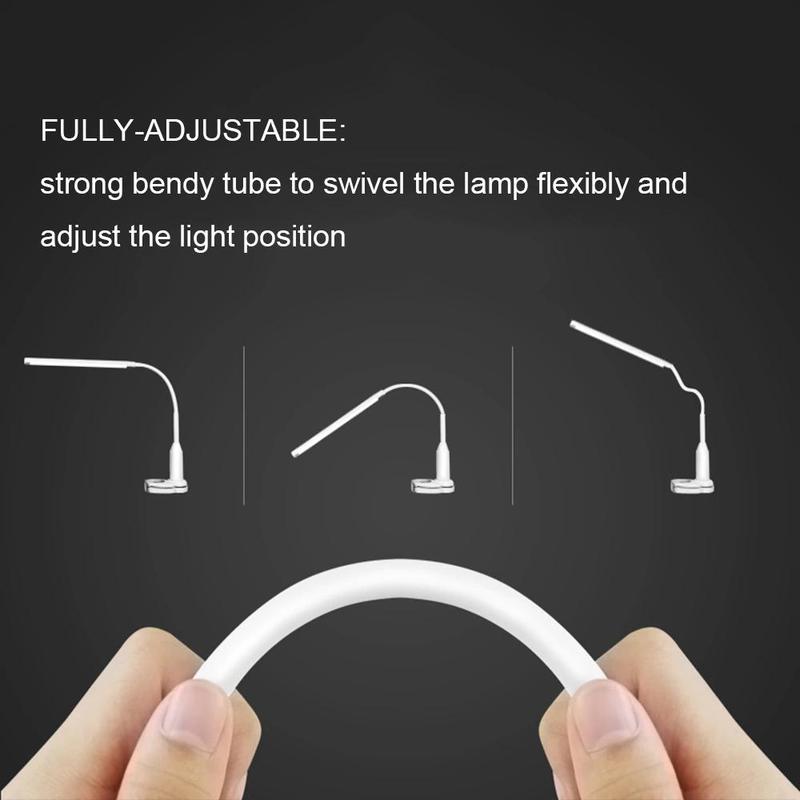 LED Desk Lamps Eye Protection 5W Stepless Dimmable Reading Lamp USB