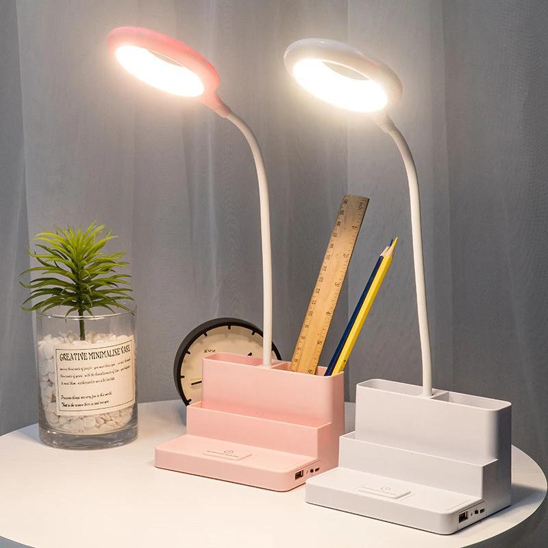 Creative 3 in1 LED Crew Pen Desk Pen Light USB Charging