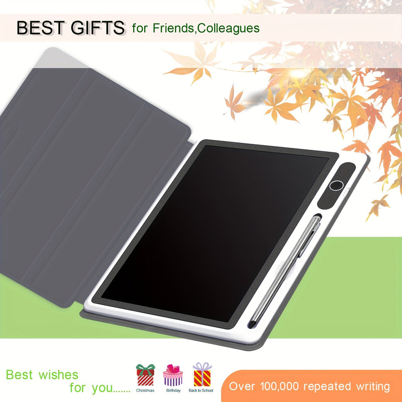 LCD Writing Tablet Notebook, Reusable Electronic Drawing Board with Protective Case, Paperless Doodle Pad for Writing, Painting, Creation & Work