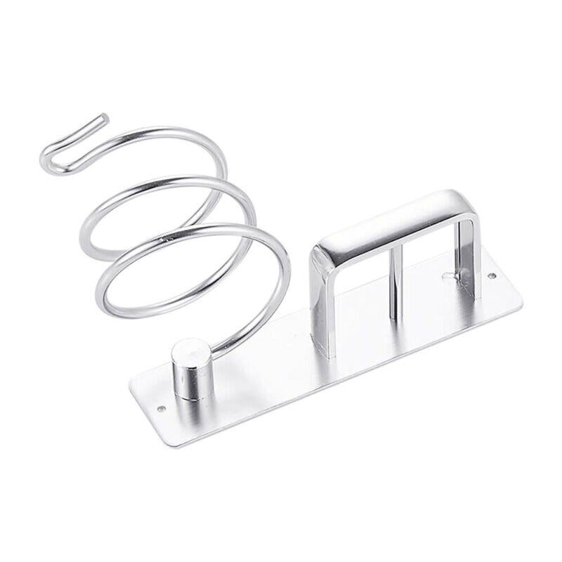 Aluminum Hair Dryer Storage Handle Hair Dryer Organizer Hook Rack