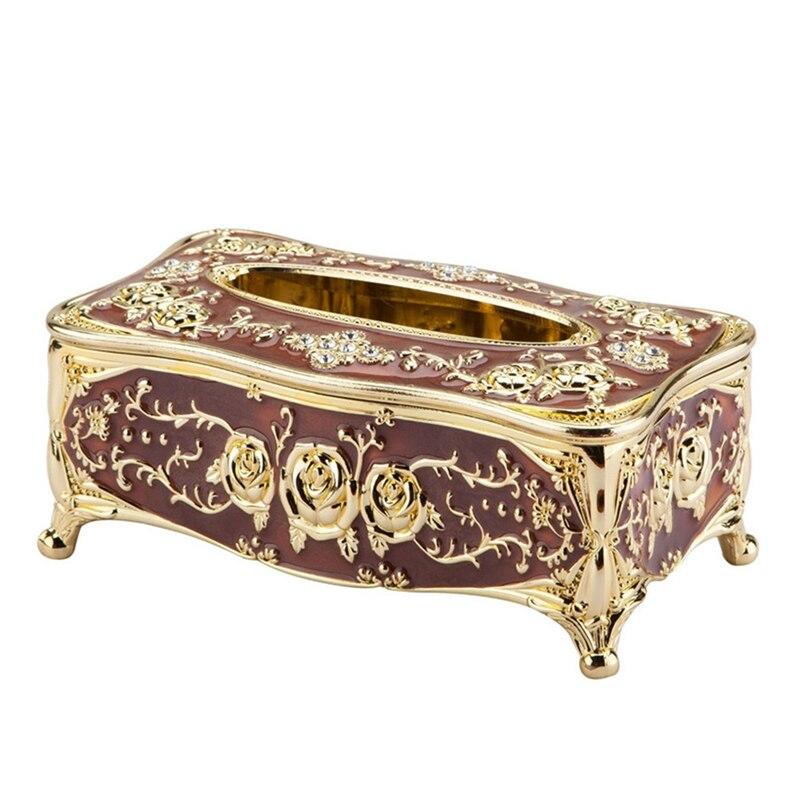 European Style Luxury Fabric Paper Towel Box