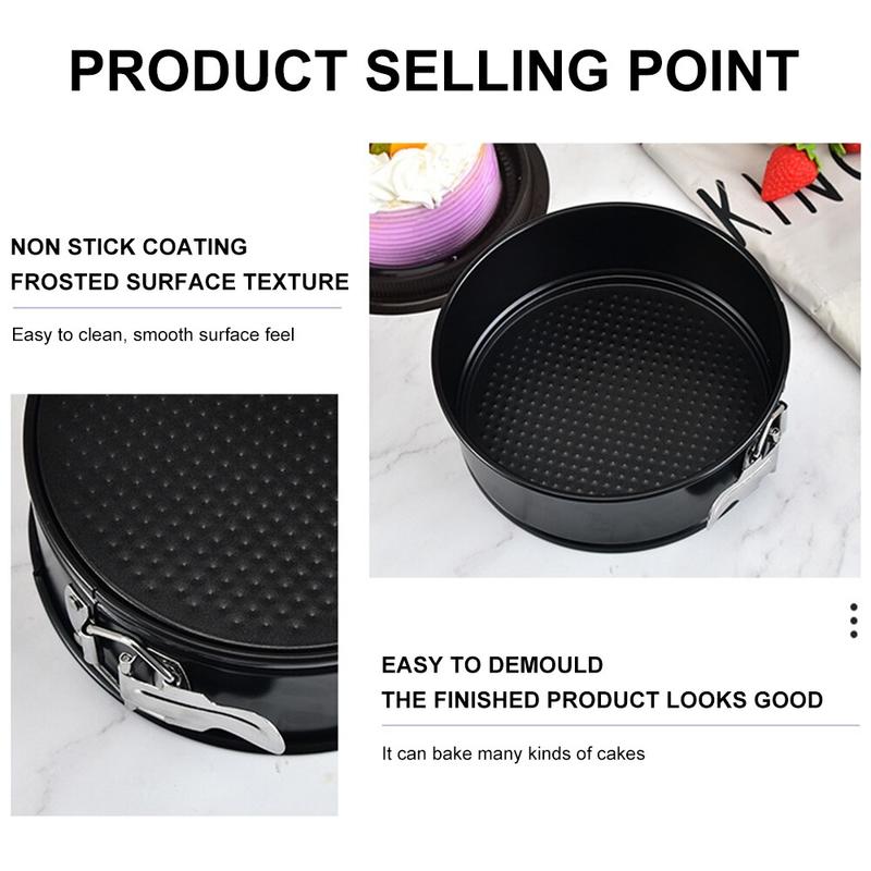 Non-stick Metal Baking Mold Round Cake Interchangeable