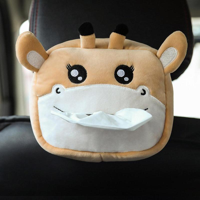 Cartoon Car Wipes Box for Car Interior Accessories in Home Office
