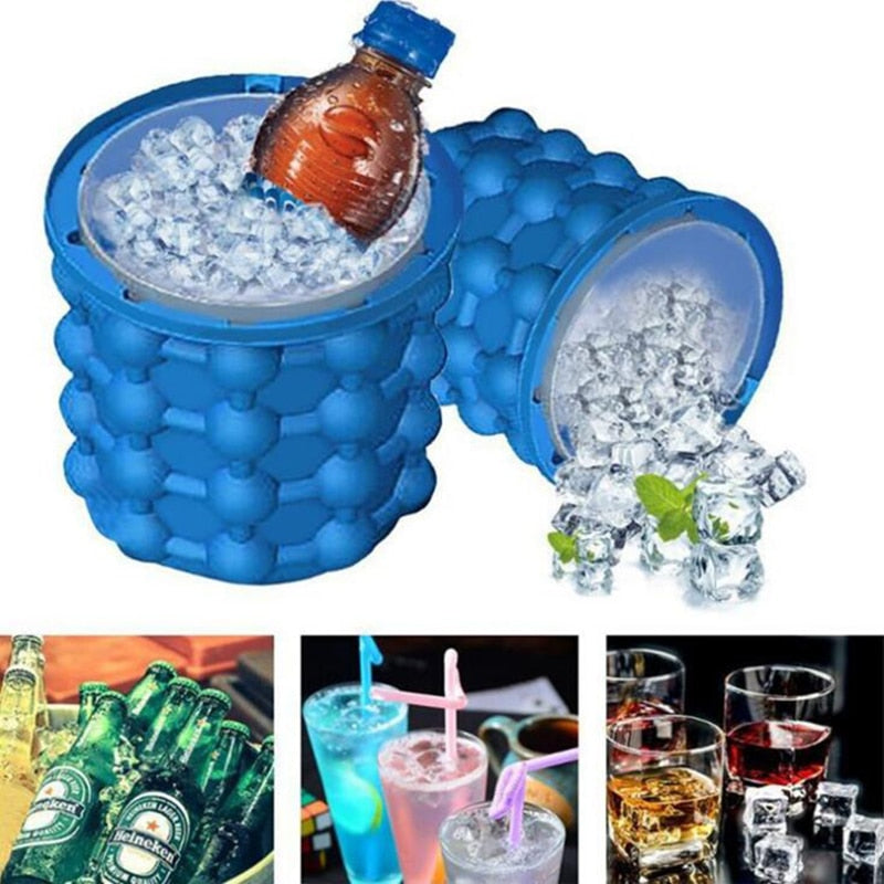 Silicone Successor Ice Crusher Fast Ice Bucket Ice Fan Rescue Backup