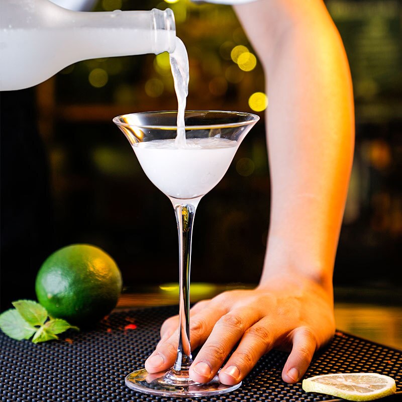 Elegant lead-free martini glass classic margarita coupe 150ml cocktail