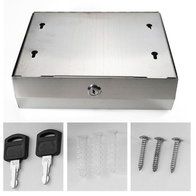Large capacity stainless steel wall towel container for kitchen & bathroom