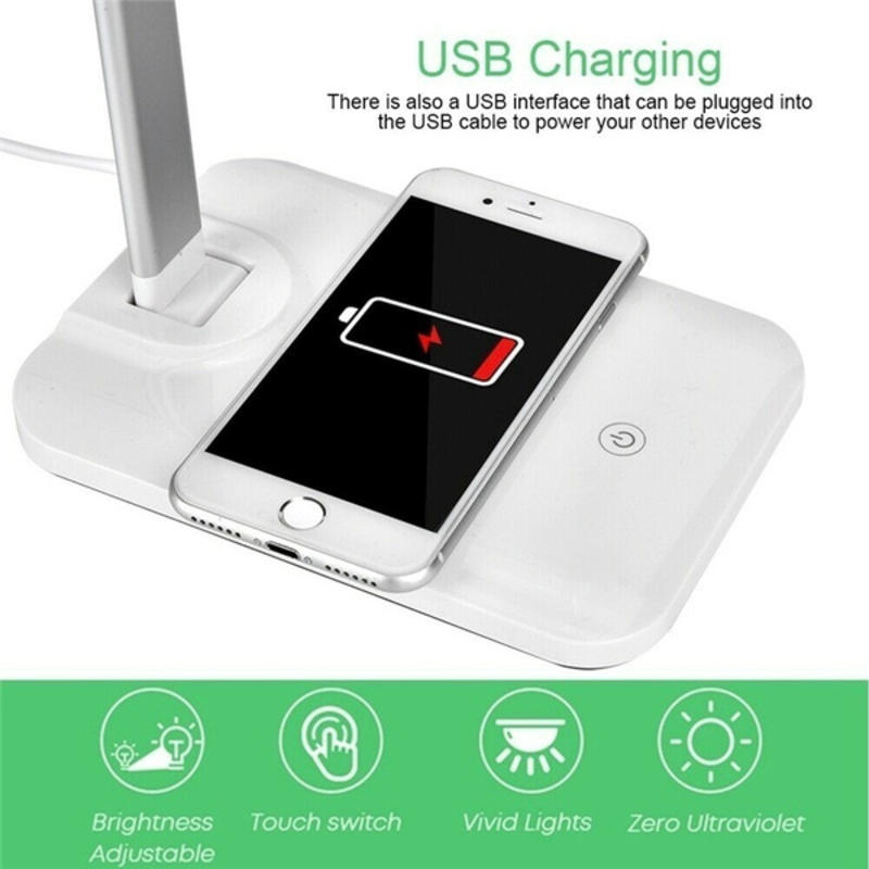 Foldable LED Table Lamp for USB Charging Touch Table Lamp