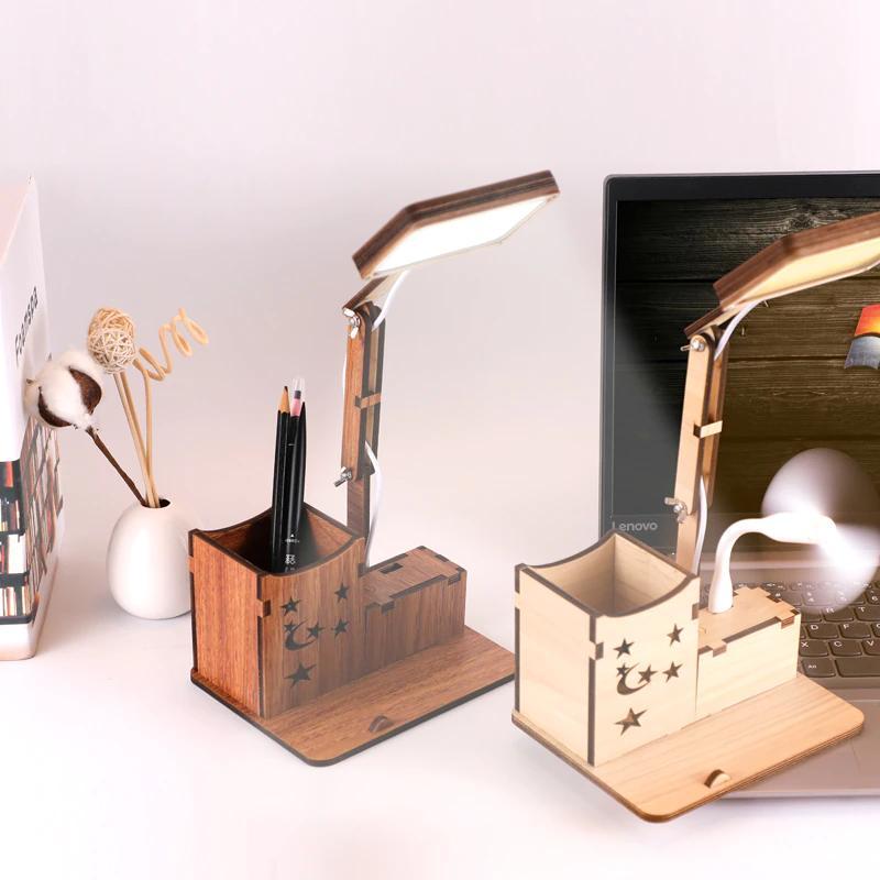 USB LED Table Lamp with Touch Switch Living Room &  Bedroom Work Lamp