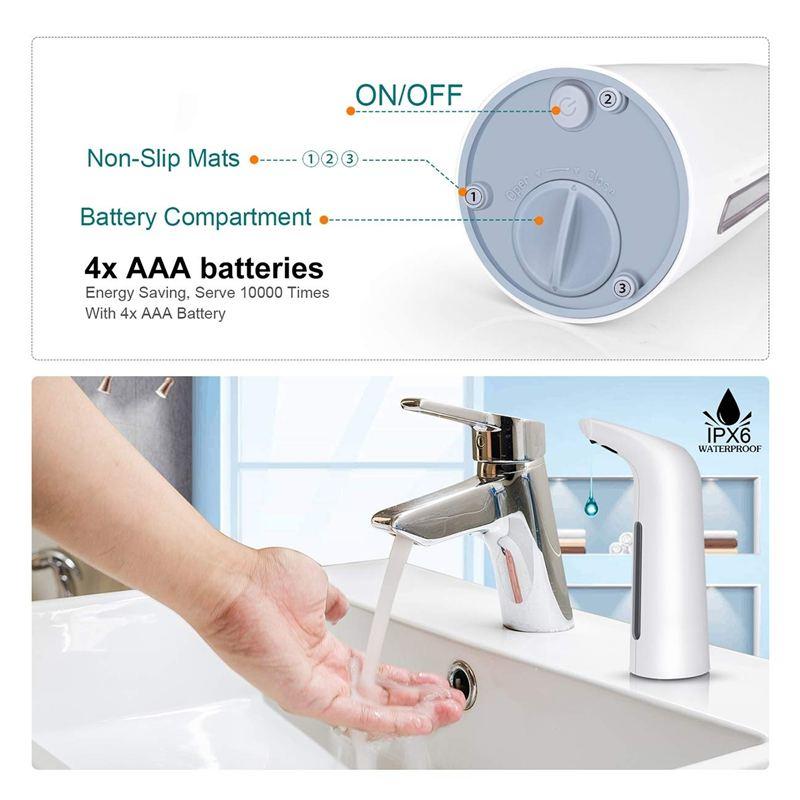 400ml Automatic Induction Infrared Automatic Soap Dispenser Touchless