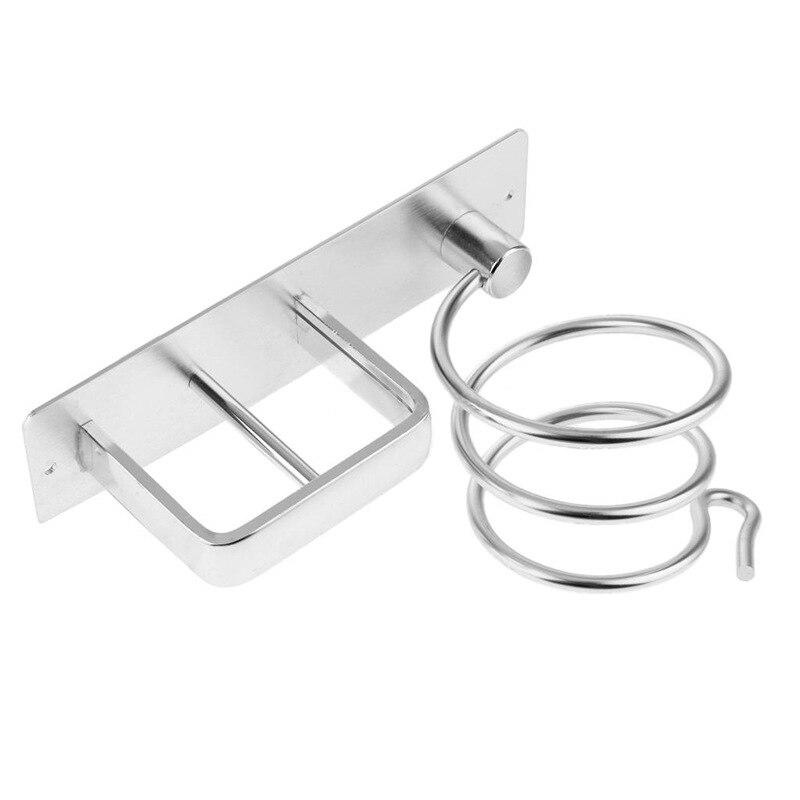 Bathroom Spiral Handle Hairdryer Storage Organizer Handle Rack