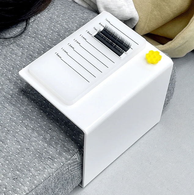 Eyelash Pillow Console Eyelash Extension Stand Tool Professional Reusable Convenient Portable Console Eyelash Pad Glue Holder