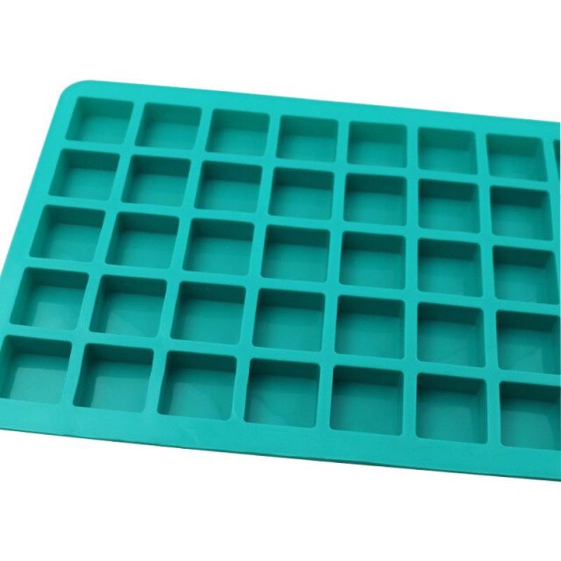 Mini 40 Grids Food Grade Silicone Molds Chocolate Ice Cream Ice - 1 PCS