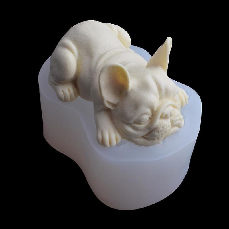 3D Silicone Moulds French Bulldog for Soap Making DIY Mold