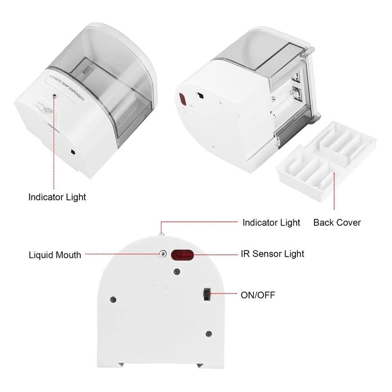 Disinfect Hand Battery Infrared Handheld Touchless Automatic Soap Dispenser