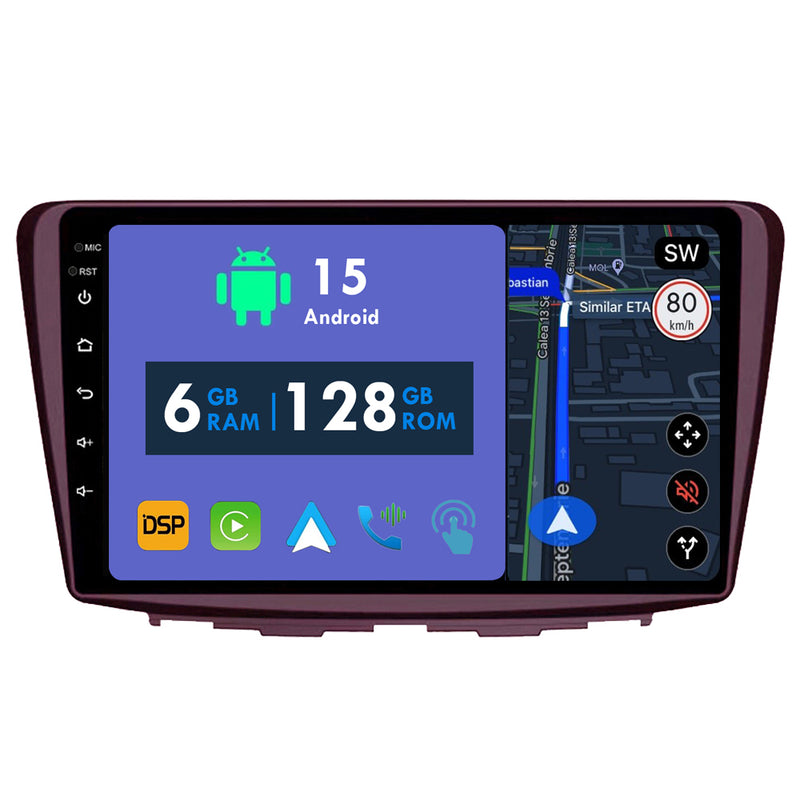 RoverOne Car Stereo Radio Bluetooth CarPlay GPS Navigation for Suzuki Baleno 2 2015 - 2022