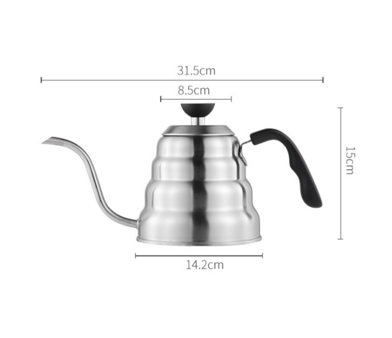 Stainless steel kettle coffee drip - 1.2L