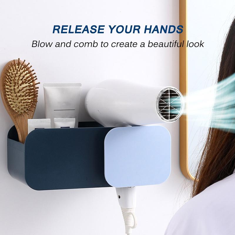 High Quality ABS Wall Mounted Hair Dryer Handle  Storage