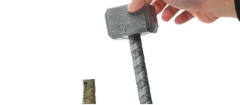Beer opener with multi-function hammer magnetic