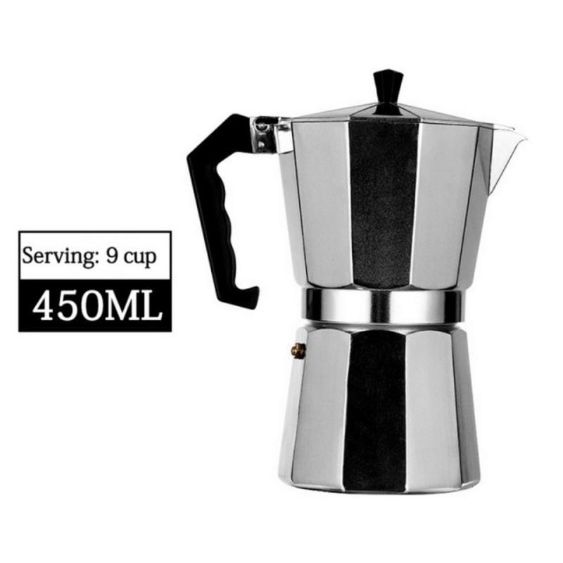 Aluminum Coffee Machine - 450ml