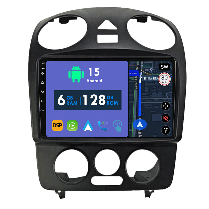 RoverOne Car Stereo Radio Bluetooth CarPlay GPS Navigation for Volkswagen Beetle A4 2002 - 2011