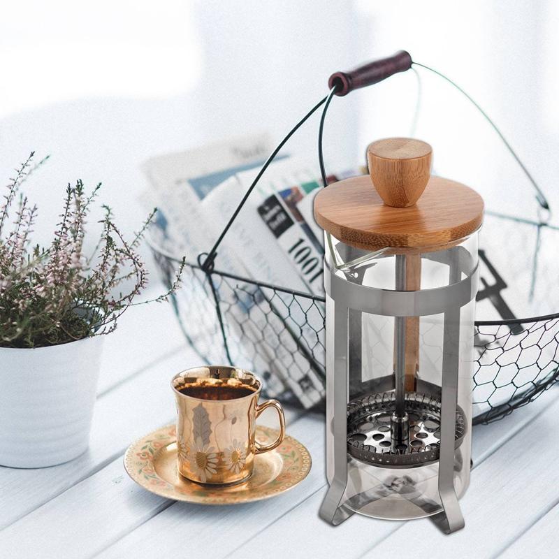 Eco-friendly bamboo cover coffee cap tea maker