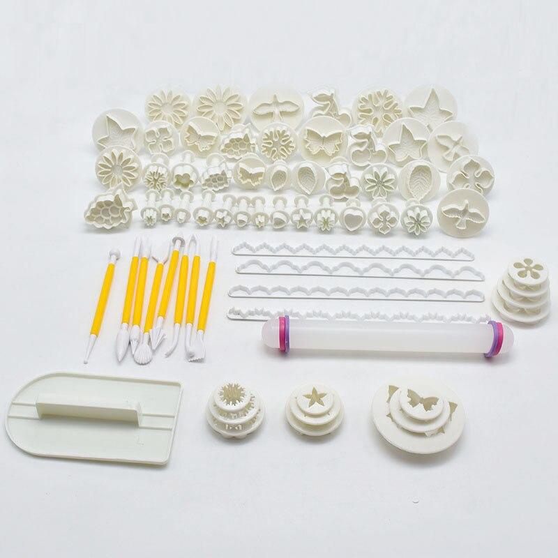 Cookie Moulds Baking Tools 68 Pieces Plastic