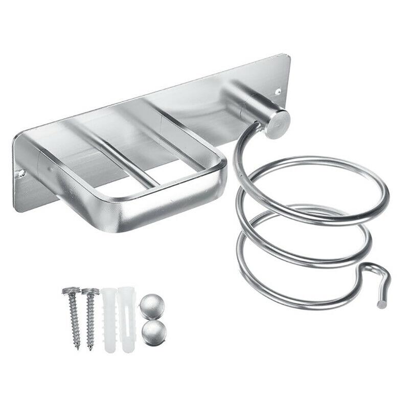 Hairdryer Support Space Aluminum Single Wall