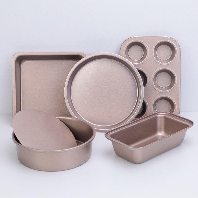 5 Pieces Cake Mold Carbon Steel