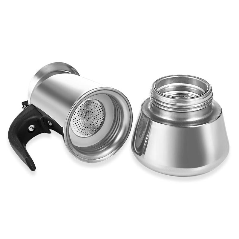 Stovetop  Stainless Steel Mocha Coffee maker450ml