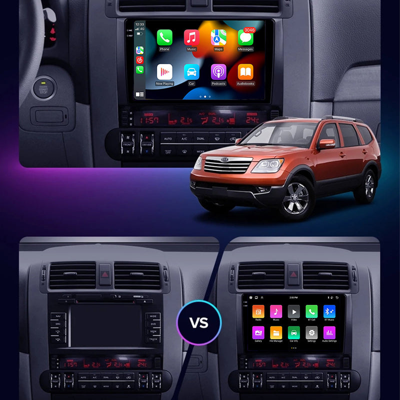 RoverOne Car Stereo Radio Bluetooth CarPlay GPS Navigation for Kia Mohave 2008 - 2016 Borrego 2008 - 2011