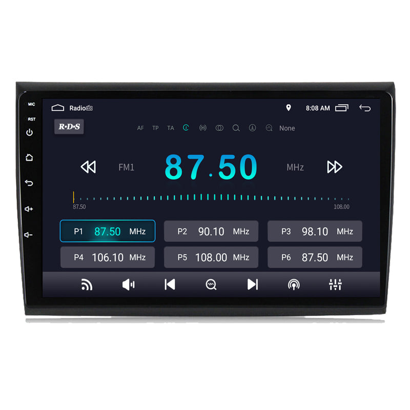 RoverOne Car Stereo Radio Bluetooth CarPlay GPS Navigation for Fiat Bravo 198 2 II 2007 - 2014