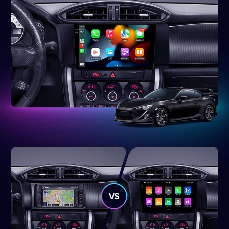 RoverOne Car Stereo Radio Bluetooth CarPlay GPS Navigation for Toyota GT 86 for Subaru BRZ 2012 - 2016