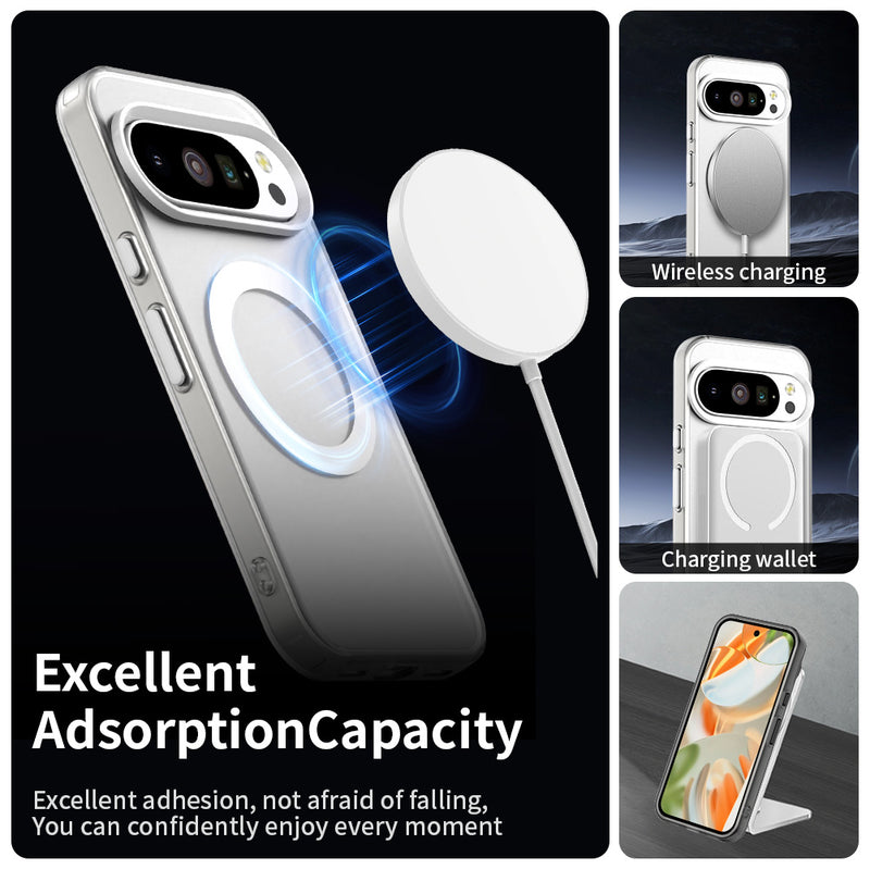 Phone Case for Google Pixel 10, Compatible with Magsafe, Shockproof Magnetic Case Cover