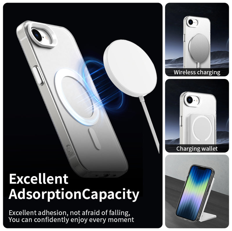 Phone Case for iPhone 16e/se4, Compatible with Magsafe,Shockproof Magnetic Case Cover