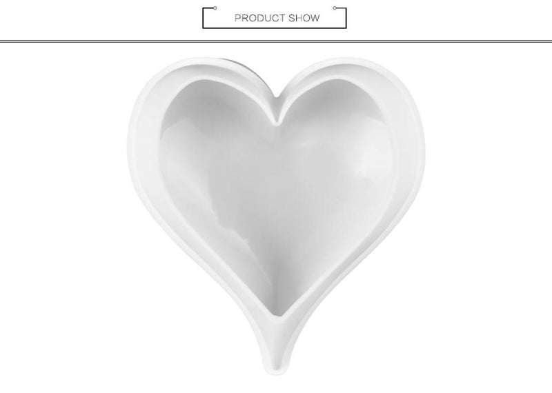 3D Heart Shape Silicone Mould