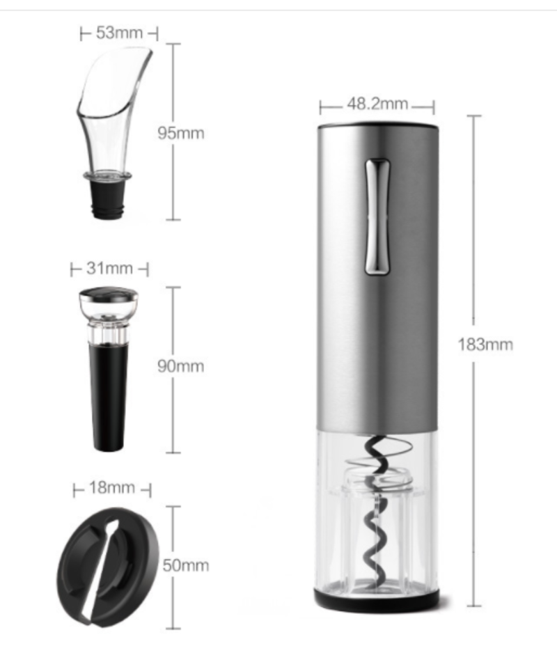 Electric Wine Bottle Opener Kit Automatic Cork Opener