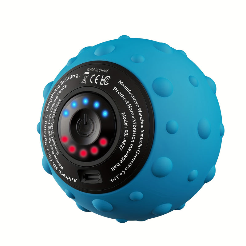 5-Speed Vibrating Massage Ball, Rechargeable Deep Tissue Muscle Massager