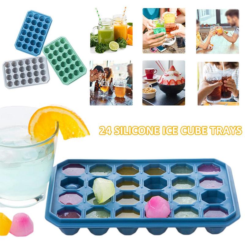 24 Cube Ice Tray Cube Molding Creative DIY Shape Honey Tray