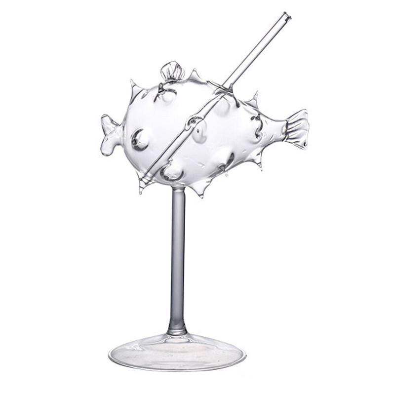 Creative Shape Globefish Practical Cocktail Cup