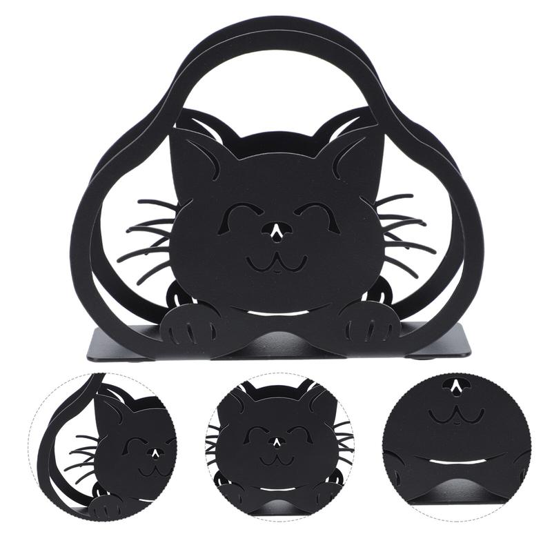 1 pcs. Chic Rack Restaurant Creative Tablecloth Holder (Black)