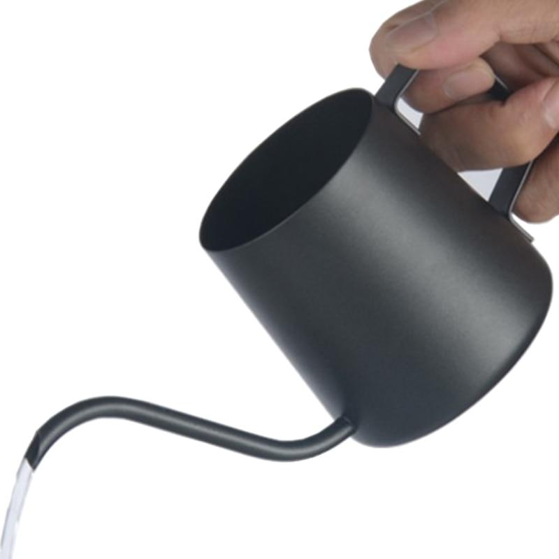 250ml long pouring stainless steel narrow neck Pot